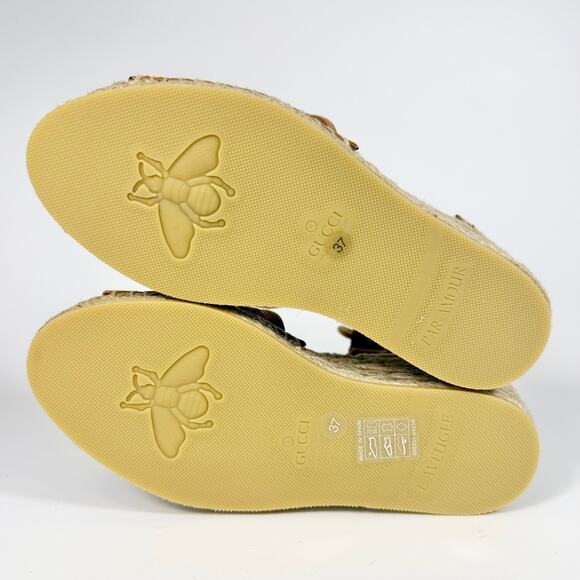 Gucci Damita GG Eyelet Wedge Heel - Women’s 7 - Picture 5 of 7